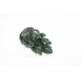 Statue Idol God Lord Ganesha Ganesh Figurine Natural Green Jade Stone E120